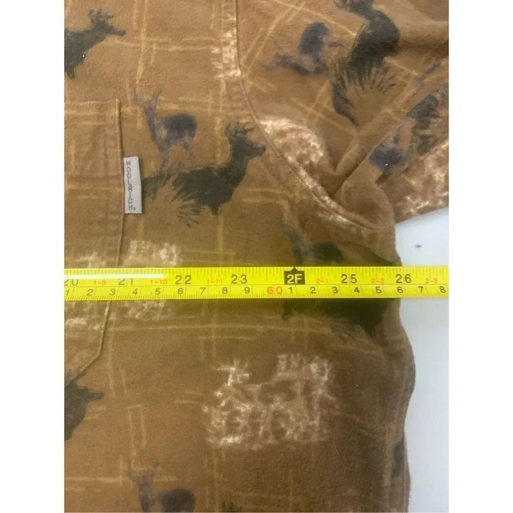 Vintage Deer Patterned Woolrich Flannel - Picture 6 of 7